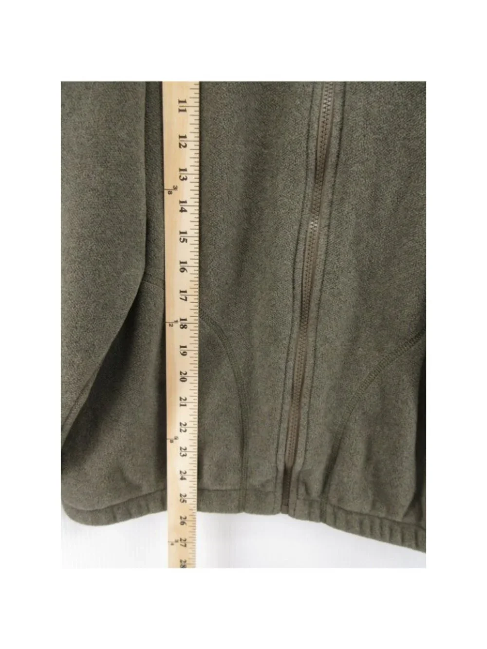 VINTAGE LL Bean Jacket Small Fleece Bomber Coat Full Zip USA Made 90s